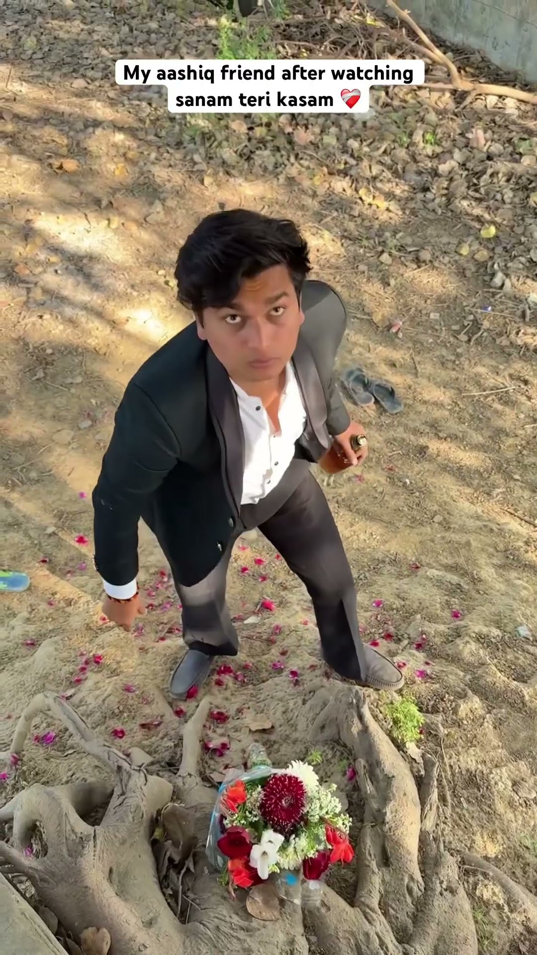 My aashiq friend after watching sanam teri kasam ❤️‍? | most viral comedy ? #shorts #ytshorts