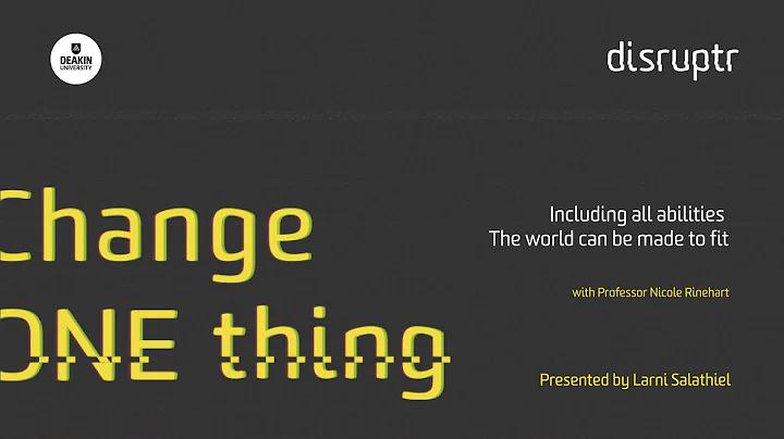 Change One Thing: Ep 04 - Nicole Rinehart