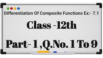 Differentiation of composite functions class 12 #maths #education #learnmath #newmathsworld