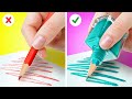 AMAZING HACKS AND SUPER CLEVER SCHOOL TRICKS || Easy DIY School Supplies! Ideas By 123 GO! TRENDS