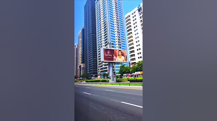 "Dubai Road View 🚗 | Smooth Drive Through the Desert City" #shorts