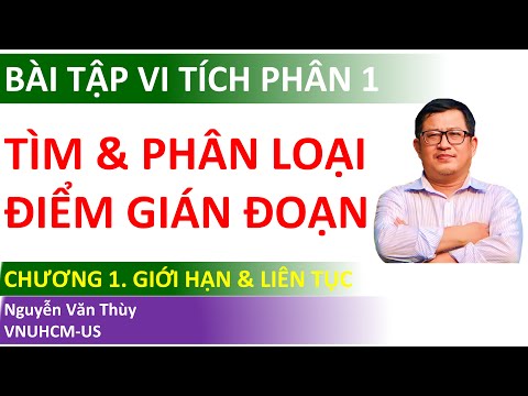 Video Bài tập Vi tích phân 1 | Tuần 3 | Tìm và phân loại... - youtube