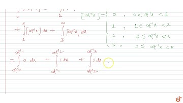 `int_0^oo [cot^-1 x] dx` (where [.] denotes the greatest integer function)