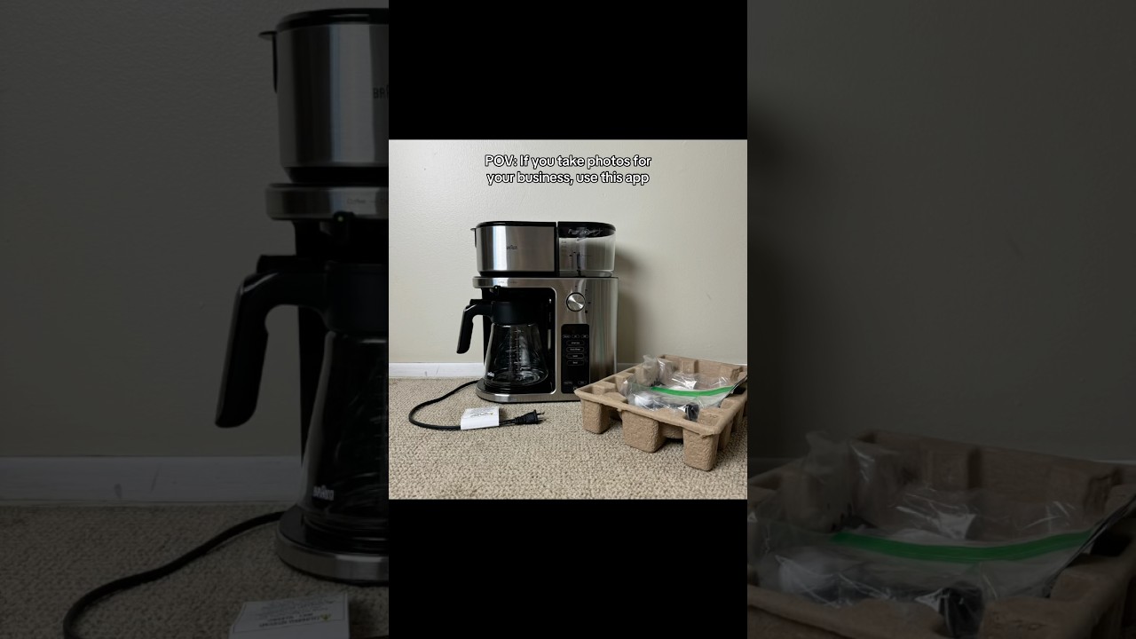 Coffee Machine Product Photography