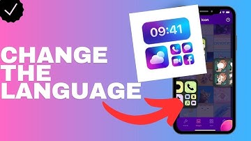 How to change the language in the Color Widgets app?