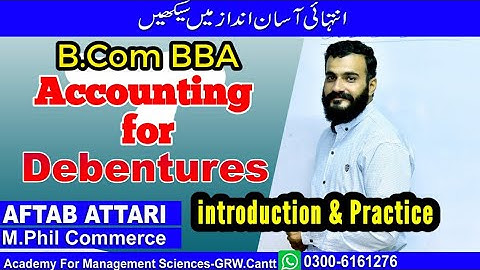 Debentures | introduction to Debentures | Journal entries Debenture |