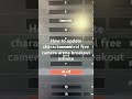 How to update character control free camera arena breakout infinite