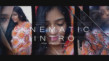 Cinematic intro |After Effects Media Opener | How to create a parallax effect