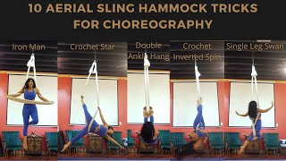 10 Aerial Sling, Aerial Hammock Tricks for Choreography - Aerial Artistry Instructor