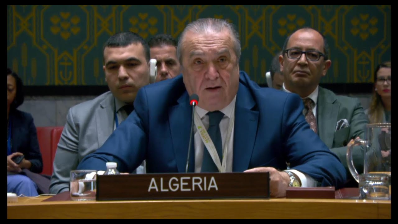 كلمة السفير عمار بن جامع  في اجتماع مجلس الأمن بعد التصويت على مشروع القرار بخصوص الوضع في غزة