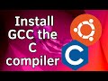 How to install gcc the c compiler on ubuntu 2204 lts linux