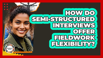 How Do Semi-structured Interviews Offer Fieldwork Flexibility? - Anthropology Insights