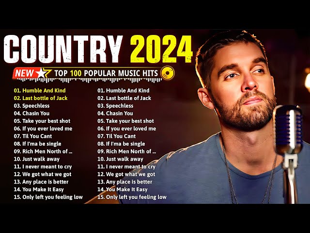 Country Music Playlist 2024 - Brett Young, Luke Combs, Kane Brown, Jason Aldean, Morgan Wallen class=