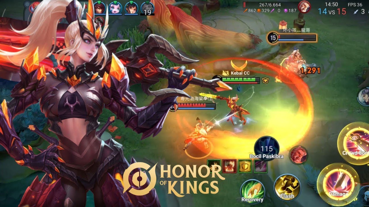 MULAN GAMEPLAY | HONOR OF KINGS | GRANDMASTER