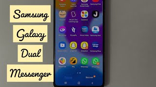 How to use Dual messenger on Samsung Galaxy M52 - Dual WhatsApp or Dual Facebook on Samsung Mobile screenshot 3