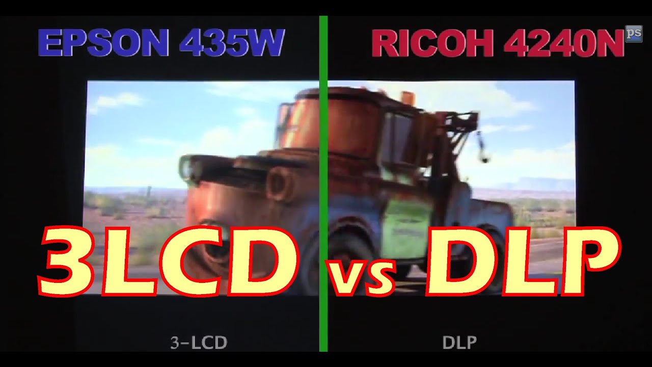 bekæmpe negativ abstraktion Projector Review (3LCD vs DLP short-throw projectors) - YouTube