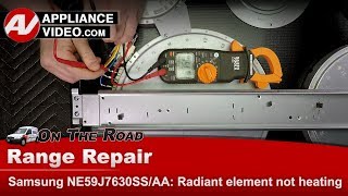 Samsung Stove Repair  Radiant Element Not Heating  Triple Radiant Element