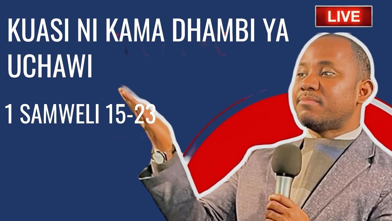 IBADA LA JUMAPILI/ SOMO/ KUTII NI BORA KULIKO DHABIU/ UMUIMU WA KUTII MUNGU