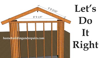 How To Layout Common Roof Rafter With Framing Square Step Off Method - Part Two