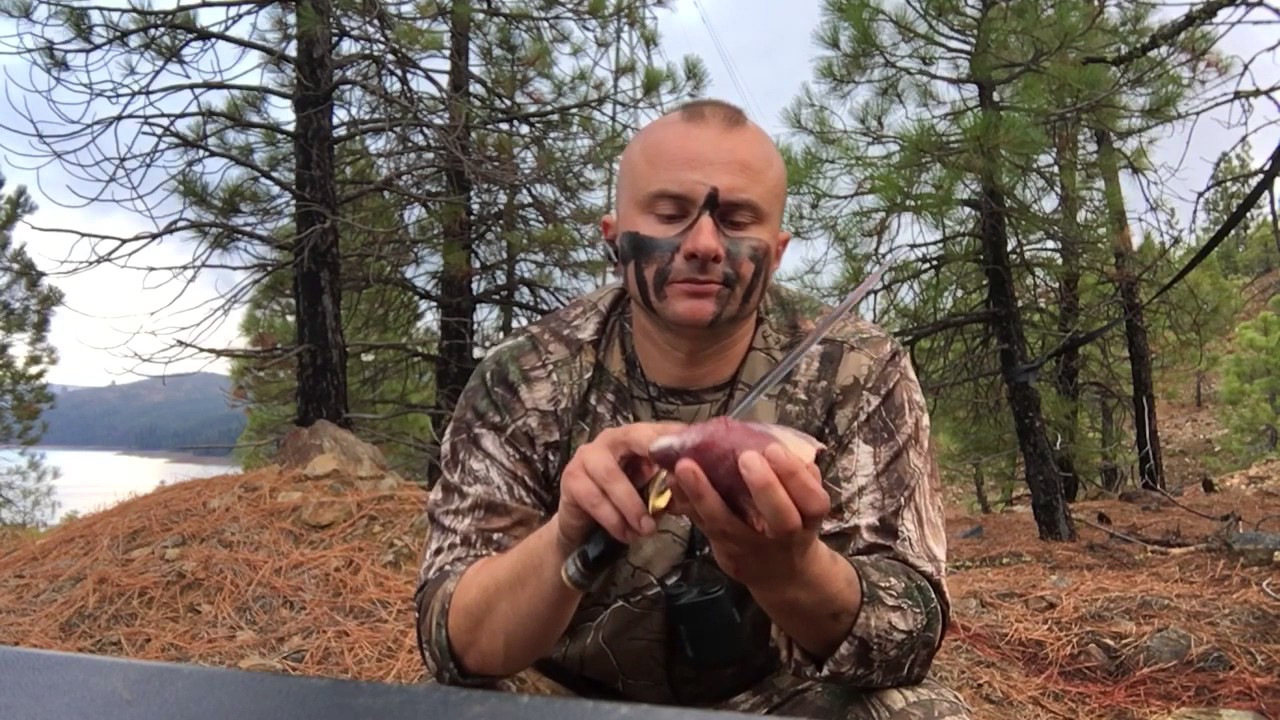 Eating deer heart YouTube