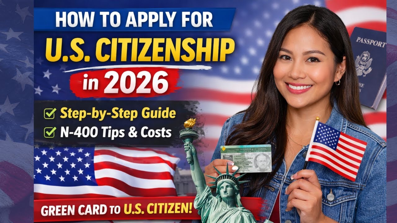 How to Apply for U.S. Citizenship in 2026 | From Green Card Holder to U ...