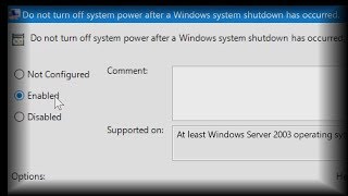 Do Not Turn Off System Power After A Windows System Shutdown Has Occurred