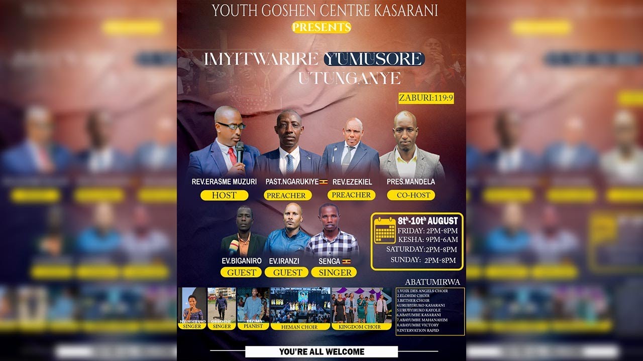 LIVE🔴IGITERANE CYATEGUWE NURUBYIRUKO RWA GOSHEN CENTRE KASARANI//DAY 1