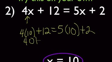 Solving Equations with Variables on Both Sides
