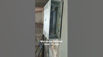 Mini server rt rw net full fiber cover 1 dusun.