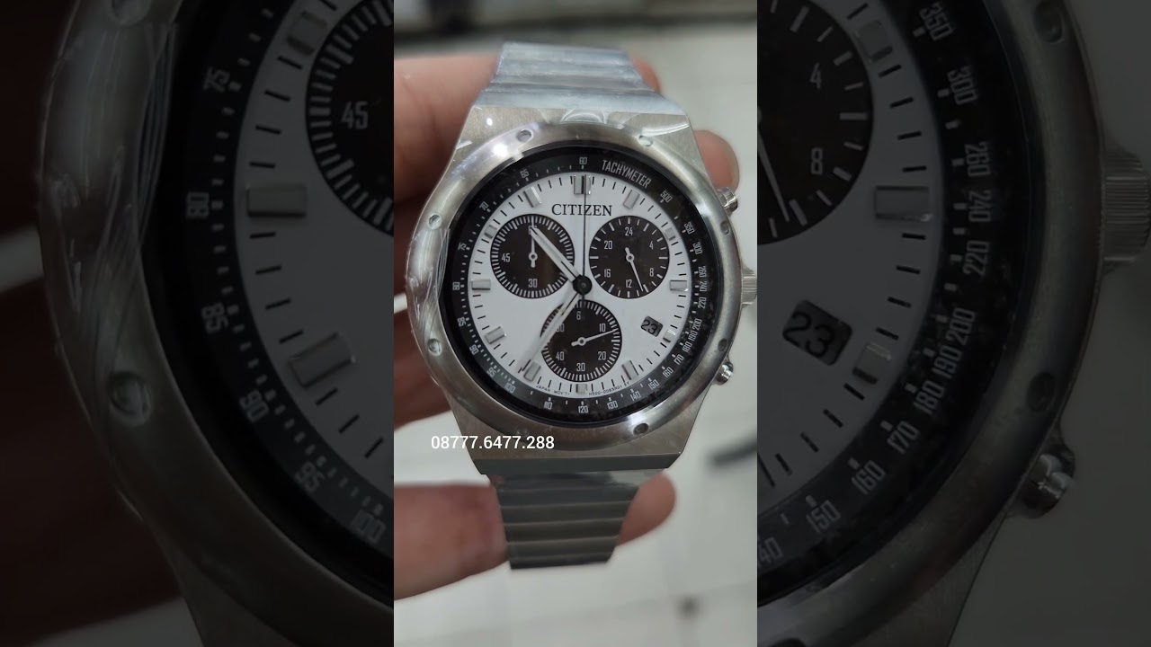 Citizen AT2541-54A Eco-Drive Chronograph Panda