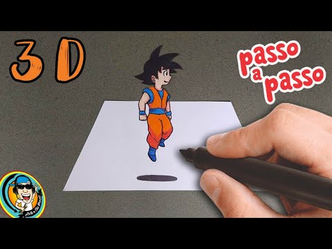 Goku Criança Desenho a lápis