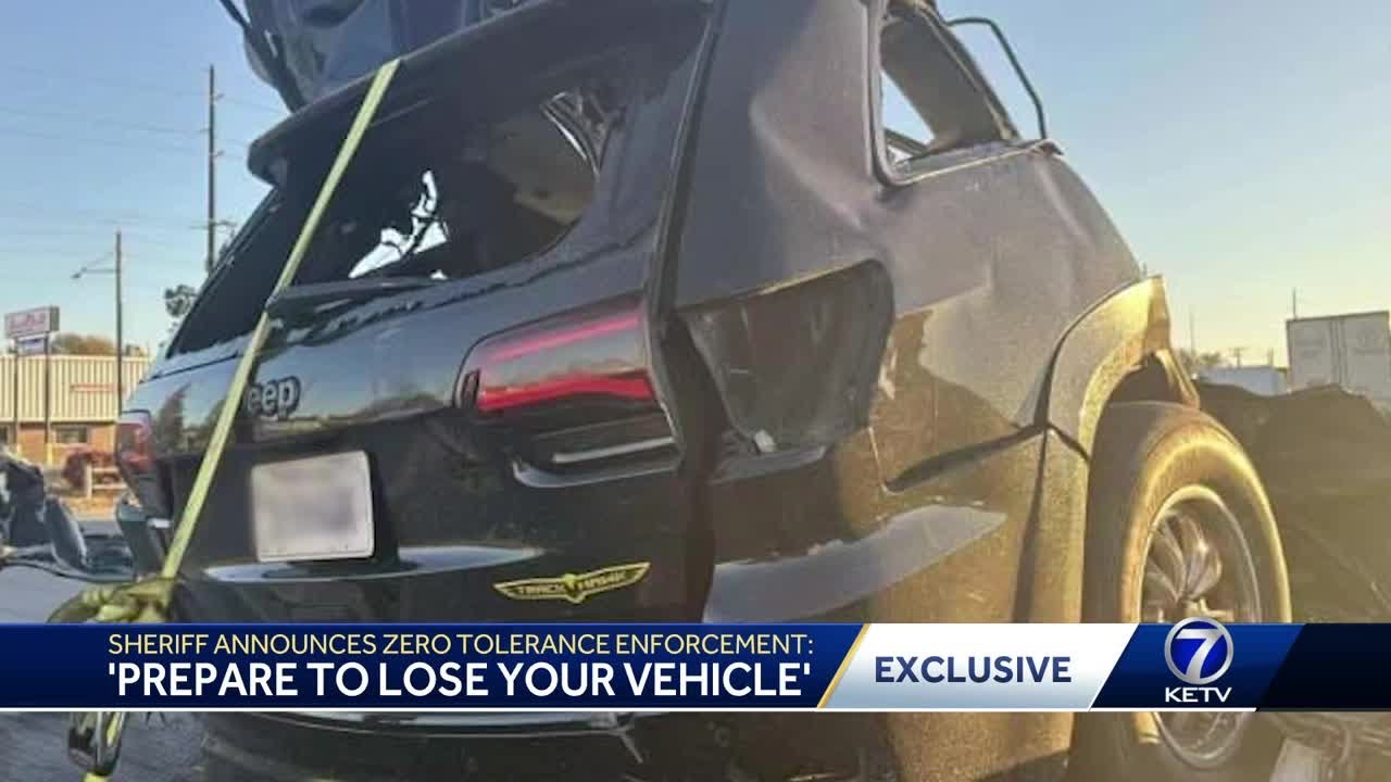 Prepare to lose your vehicle': Douglas County sheriff announces