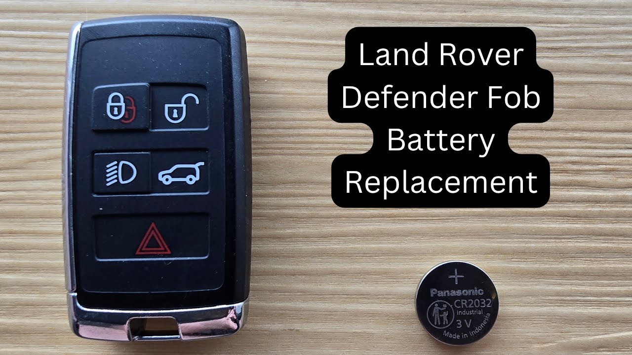 How To Replace Land Rover Defender Remote Key Fob Battery 2018 - 2023 ...