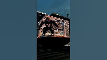 3D large led screen.so amazing