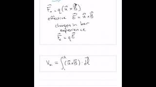 Example 6-3: Faraday's Law and Motional emf