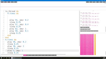 Livestreaming sonic pi lol