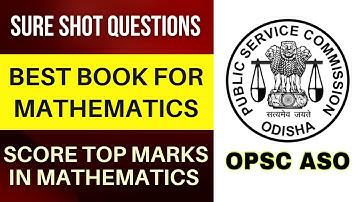 Best book for Mathematics OPSC ASO #OPSCASO #Booklist #ASO | By Odia Study Buddy