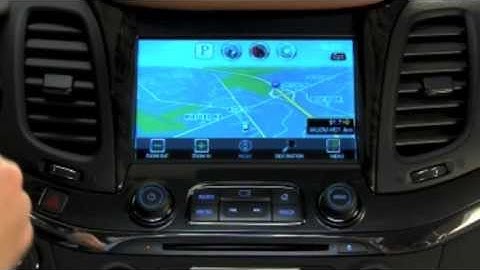 How to: Navigation - Enter a Destination (2014 Impala)