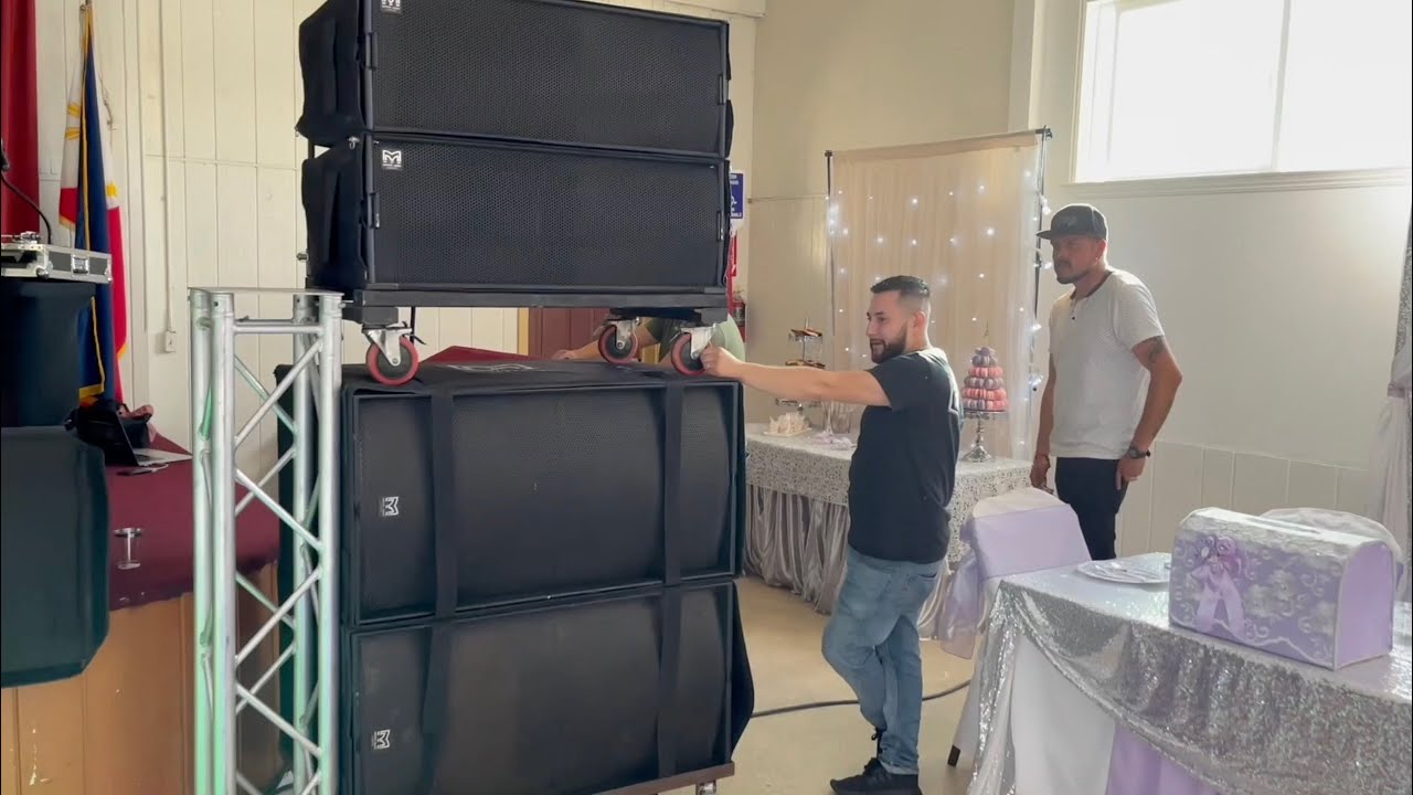 Asi suena sistema Martin audio con canciones de bajo