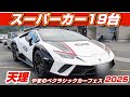 【スーパーカー大集合】ランボルギーニ/フェラーリ/ポルシェなど超高級車が旧車イベントに集結!天理やまのべクラシックカーフェス2025 第1弾