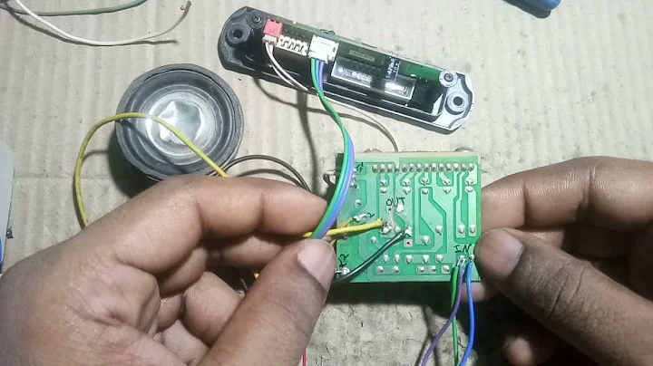 4440 Single ic amplifier board wiring #amplifier