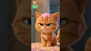 Baby Tries Bubble Gum! 🍬 Funny Baby Cartoon | Nursery Rhymes #shorts