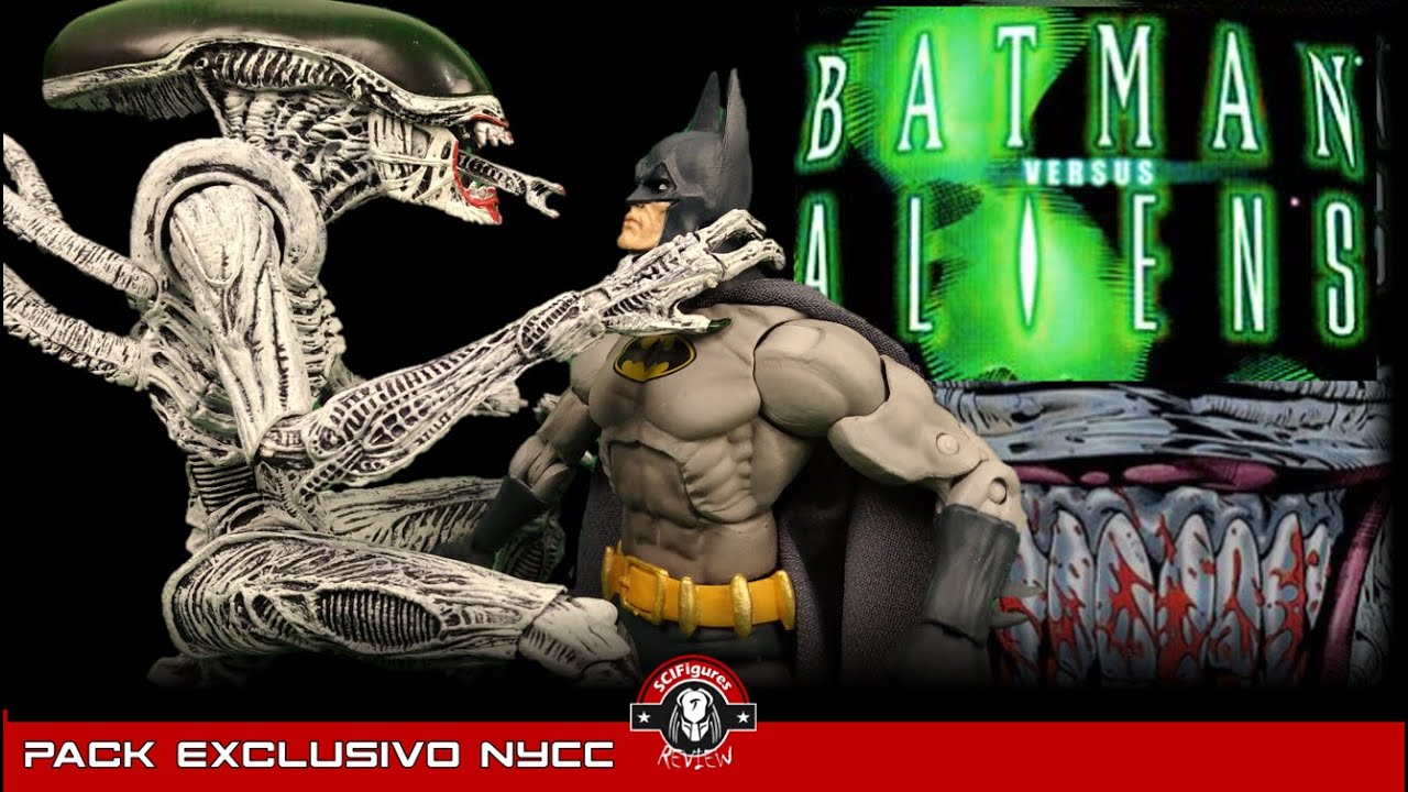 nycc2019 コミコン限定　ダークホース　バットマンVSジョーカーエイリアン Batman Vs Aliens | Coringa | Jocker | NECA | 2 Pack NYCC 2019