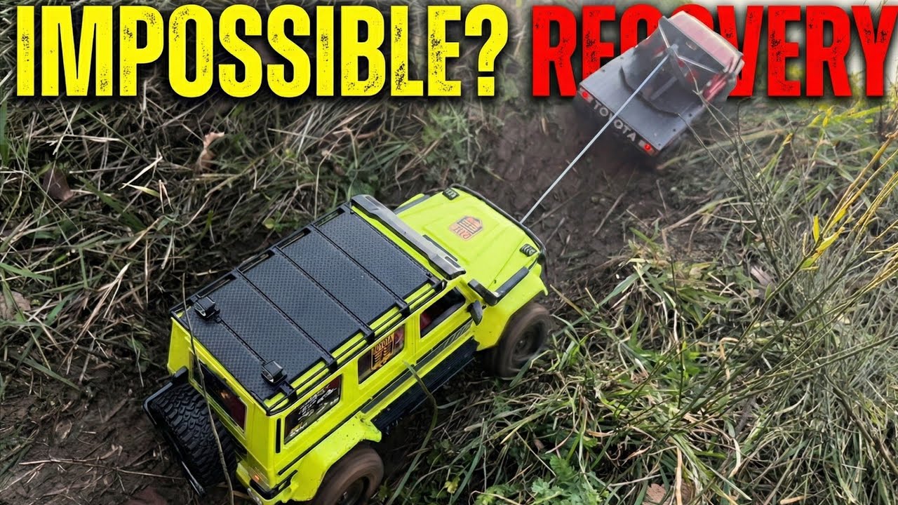 RC RESCUE: MN82 Toyota vs MN86S Mercedes Hill Climb