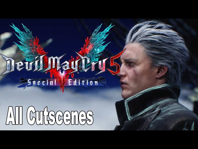 Devil May Cry 5 - Vergil Returns Cutscene (DMC5 2019) PS4 Pro 