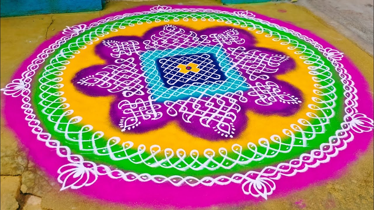 Sankranthi Mutyala Muggulu | Dhanurmasam #kolam #rangoli #2025 #festival #pandaga #muggulu #video