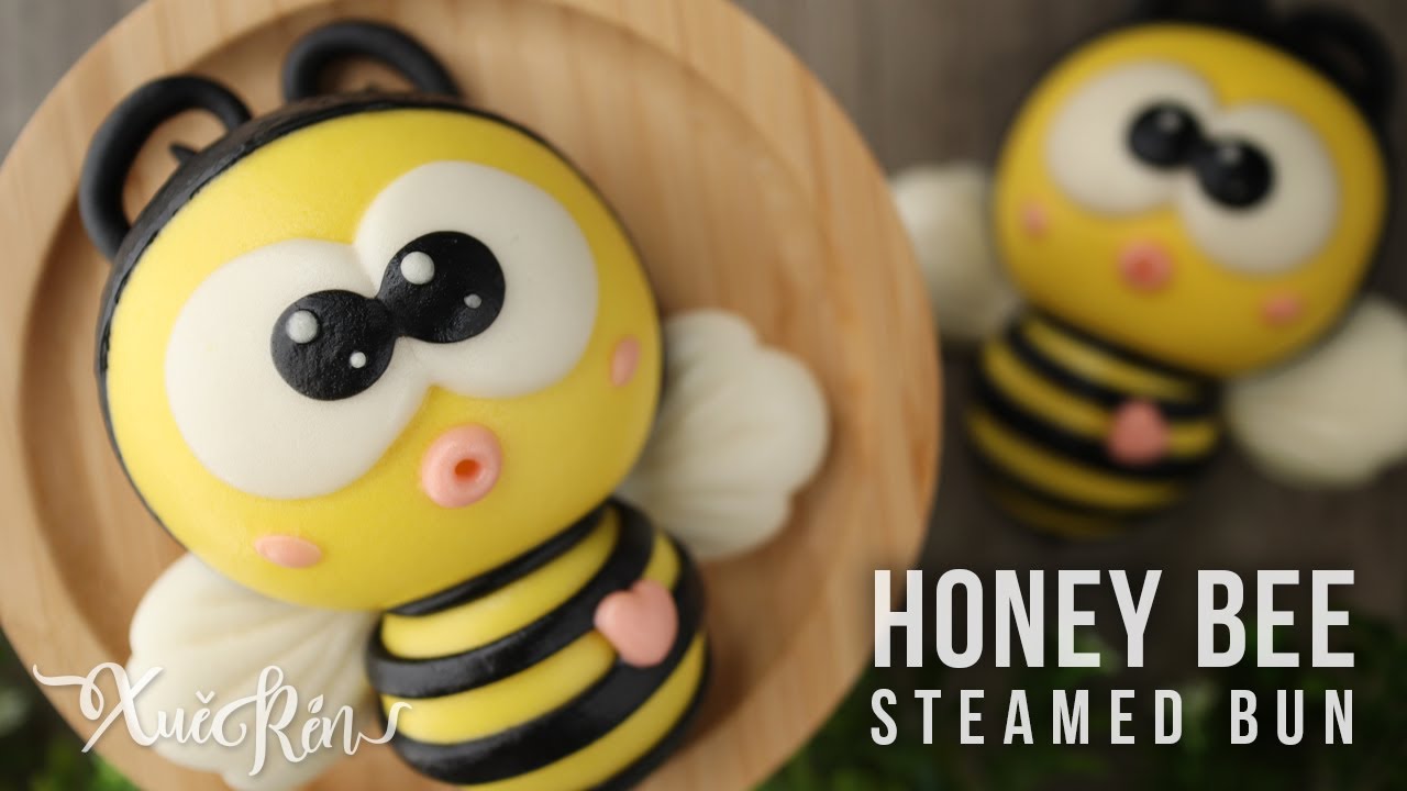 Honey Bee Steamed Bun | 小蜜蜂造型馒头 | (CC 中英字幕)