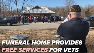 Funeral home provides free services for veterans