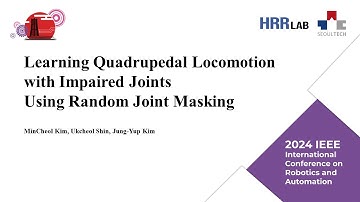 ICRA2024_Learning Quadrupedal Locomotion with Impaired Joints Using Random Joint Masking