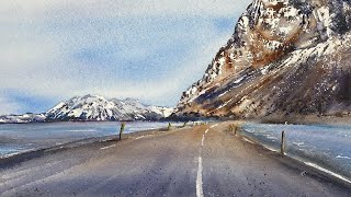 Genius Hack For Painting Mountains In Watercolour by Karen Rice Art 66,439 views 2 months ago 13 minutes, 13 seconds